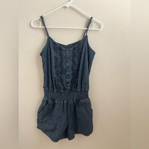 Jean romper, size S